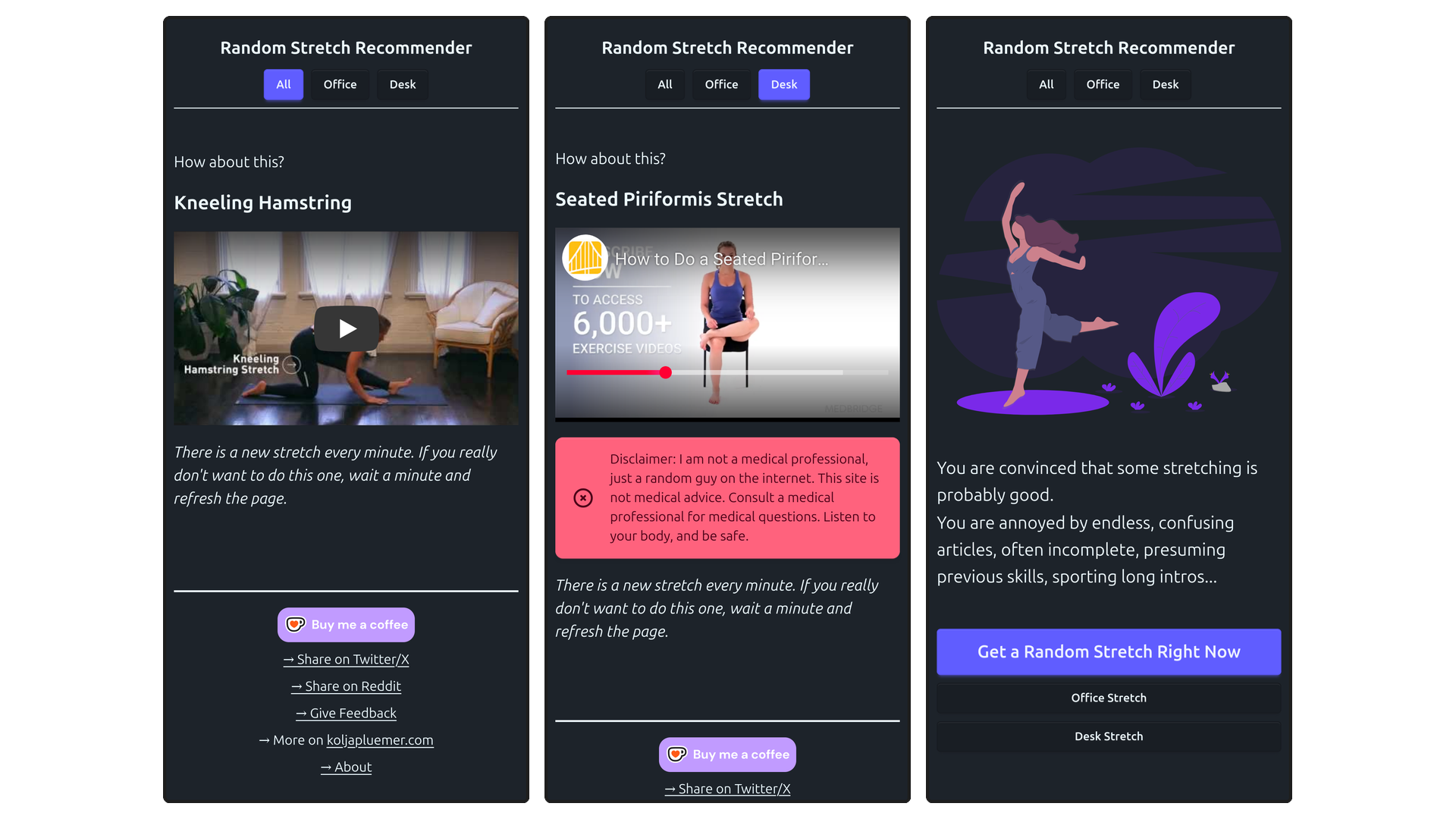 Random Stretch Recommender